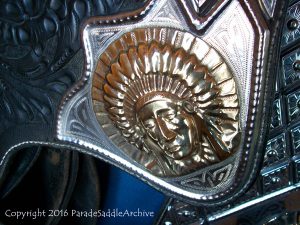 Jewelers Bronze Indian Head on fender